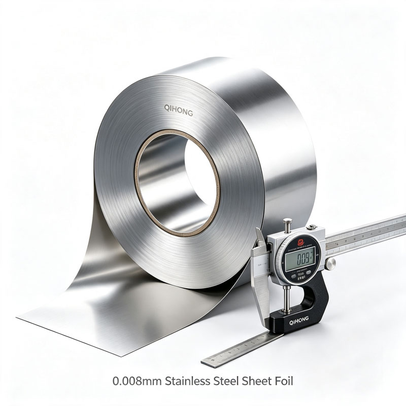 0,008 mm листово фолио от неръждаема стомана